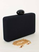 Clutch Texturizada com Fecho Acrílico Aruba