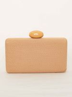 Clutch Texturizada com Fecho Acrílico Aruba