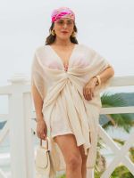 Saída de Praia Oversized com Shorts Cancún