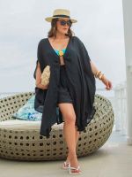Saída de Praia Oversized com Shorts Cancún
