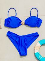 Conjunto Bíquini  com Pingente Orgânico e Saída Trancoso