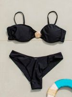 Conjunto Bíquini  com Pingente Orgânico e Saída Trancoso