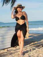 Conjunto Bíquini  com Pingente Orgânico e Saída Trancoso