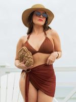 Conjunto Bíquini  Texturizado com Saída de Praia Maragogi