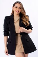 Blazer Feminino Alfaiataria Alongado Alice