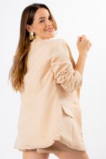 Blazer Feminino Alfaiataria Alongado Alice