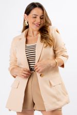 Blazer Feminino Alfaiataria Alongado Alice