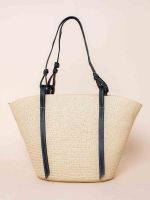 Bolsa de Palha com Alça em Courino Nara