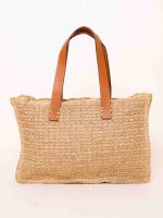 Bolsa de Palha com Bordado Summer Lara