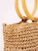 Bolsa de Palha com Franjas Marina