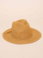 Chapéu de Palha Fedora Talita