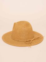 Chapéu de Palha Fedora Talita