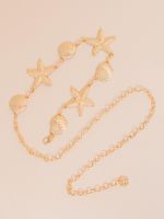 Cinto em Metal com Concha e Estrela do Mar Lari