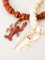 Colar de Miçanga com Pingente de Lagosta Maíra
