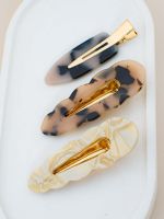 Kit Presilhas de Cabelo em Acrílico Melinda