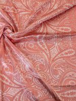 Lenço de Cetim Estampa Paisley Íris