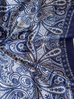 Lenço de Cetim Estampa Paisley Íris