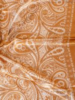 Lenço de Cetim Estampa Paisley Íris
