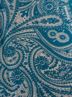 Lenço de Cetim Estampa Paisley Íris