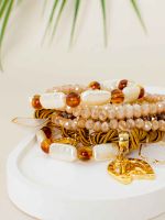 Mix de Pulseiras de Miçangas com Pingentes Mariana