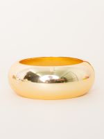 Bracelete Dourado em Metal Adriana