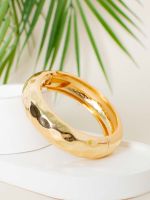 Bracelete em Metal Martelado Vivian