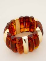 Bracelete em Resina Marmorizada Iris