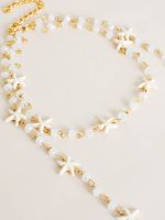 Colar Longo de Miçangas Estrelas Renata