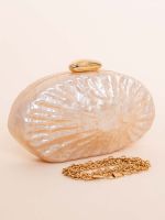 Clutch Acrilíca Marmorizada Antônia