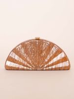 Clutch Acrilíca Marmorizada Siena