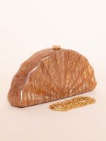 Clutch Acrilíca Marmorizada Siena