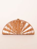Clutch Acrilíca Marmorizada Siena
