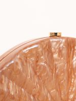 Clutch Acrilíca Marmorizada Siena