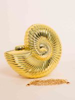 Clutch Concha Dourada Jade