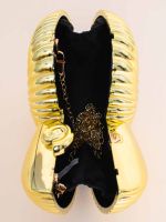 Clutch Concha Dourada Jade