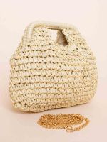 Clutch de Palha Trançada Cecília