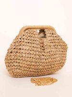 Clutch de Palha Trançada Cecília
