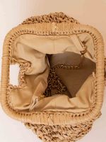 Clutch de Palha Trançada Cecília