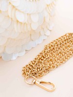 Bolsa com Apliques de Madrepérola Chloe