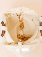 Bolsa com Apliques de Madrepérola Chloe