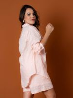 Conjunto Camisa e Shorts Texturizado Isadora