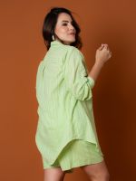Conjunto Camisa e Shorts Texturizado Isadora