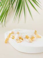 Mix de Pulseiras Elástica com Miçangas e Conchas Isabel