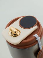 Copo Térmico Multiuso em Aço Inox com Tampa e Alça Eloá 