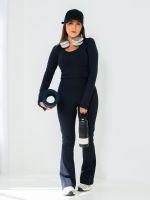 Calça Legging Flare em Poliamida Lori