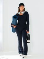 Calça Legging Flare em Poliamida Lori