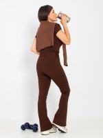 Calça Legging Flare em Poliamida Lori