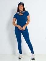 Calça Legging Básica em Poliamida Erika