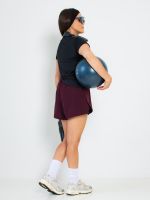 Shorts com Sobreposição e Bolso Lateral Juliana 
