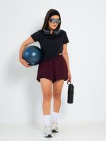 Shorts com Sobreposição e Bolso Lateral Juliana 